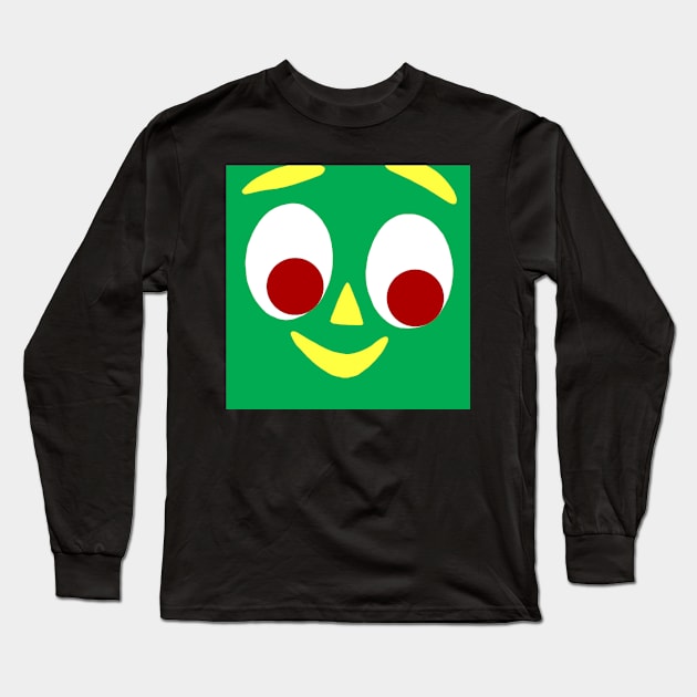 Gumby Long Sleeve T-Shirt by GeekyImpresario